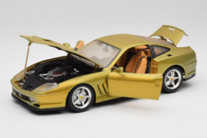 Ferrari 550 Maranello Gold Metallic Braccio & Gotz Bburago 1:18 3044-G1 Metal — zdjęcie 2 z 8