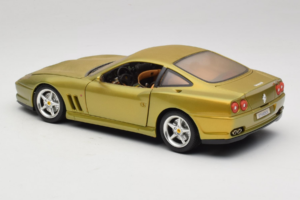 Ferrari 550 Maranello Gold Metallic Braccio & Gotz Bburago 1:18 3044-G1 Metal — zdjęcie 7 z 8