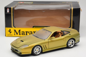 Ferrari 550 Maranello Gold Metallic Braccio & Gotz Bburago 1:18 3044-G1 Metal — zdjęcie 8 z 8