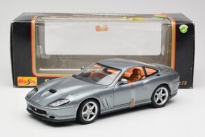 Ferrari 550 Maranello Szary Metallic Maisto 1:18 4839 Metal — zdjęcie 6 z 6