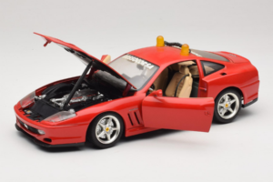Ferrari 550 Maranello Safety Car Rosso Corsa Bburago 1:18 3064-P1 Metal — zdjęcie 2 z 8