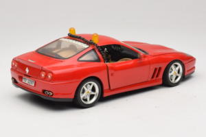 Ferrari 550 Maranello Safety Car Rosso Corsa Bburago 1:18 3064-P1 Metal — zdjęcie 3 z 8