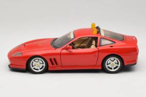 Ferrari 550 Maranello Safety Car Rosso Corsa Bburago 1:18 3064-P1 Metal — zdjęcie 4 z 8