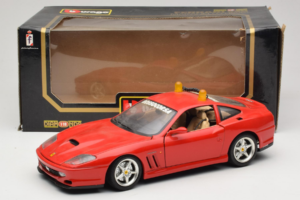 Ferrari 550 Maranello Safety Car Rosso Corsa Bburago 1:18 3064-P1 Metal — zdjęcie 8 z 8