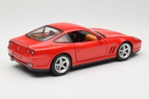 Ferrari 575M Maranello Czerwony Hot Wheels 1:18 54937 Metal — zdjęcie 3 z 8