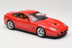 Ferrari 575M Maranello Czerwony Hot Wheels 1:18 54937 Metal — zdjęcie 6 z 8