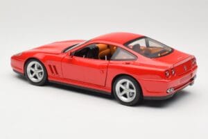 Ferrari 575M Maranello Czerwony Hot Wheels 1:18 54937 Metal — zdjęcie 7 z 8