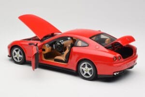 Ferrari 612 Scaglietti Rosso Corsa Hot Wheels 1:18 B6047 Metal — zdjęcie 5 z 8