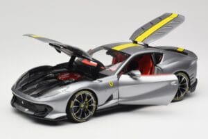 Ferrari 812 Competizione Grigio Coburn Bburago 1:18 18-01647 Metal — zdjęcie 2 z 8