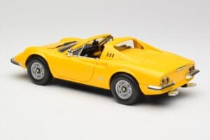 Ferrari Dino 246 GTS Żółty Hot Wheels 1:18 23920 Metal — zdjęcie 7 z 8