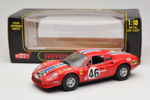 Ferrari Dino 246 GT #46 Czerwony Anson 1:18 3580-P1 Metal — zdjęcie 8 z 8