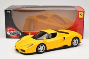 Ferrari Enzo Żółty Hot Wheels 1:18 C1550 Metal — zdjęcie 8 z 8