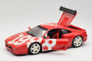 Ferrari F355 Berlinetta Czerwony z Białymi Kołami UT Models 1:18 180074020-P2 Metal — zdjęcie 2 z 8
