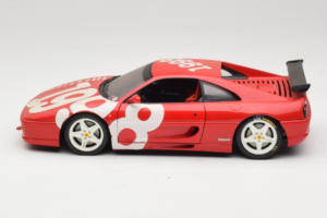 Ferrari F355 Berlinetta Czerwony z Białymi Kołami UT Models 1:18 180074020-P2 Metal — zdjęcie 4 z 8