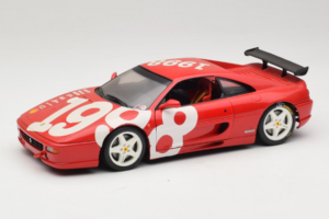 Ferrari F355 Berlinetta Czerwony z Białymi Kołami UT Models 1:18 180074020-P2 Metal