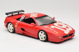 Ferrari F355 Berlinetta Czerwony z Białymi Kołami UT Models 1:18 180074020-P2 Metal — zdjęcie 6 z 8