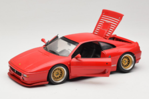 Ferrari F355 Berlinetta Czerwony Z Niestandardowymi Złotymi Felgami UT Models 1:18 180074020-P5 Metal — zdjęcie 2 z 8