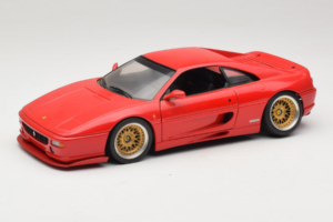 Ferrari F355 Berlinetta Czerwony Z Niestandardowymi Złotymi Felgami UT Models 1:18 180074020-P5 Metal