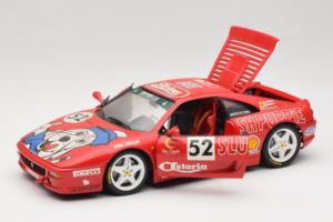 Ferrari F355 Berlinetta Slushuppie #52 M. Peters Czerwony UT Models 1:18 180074020-P4 Metal — zdjęcie 2 z 8