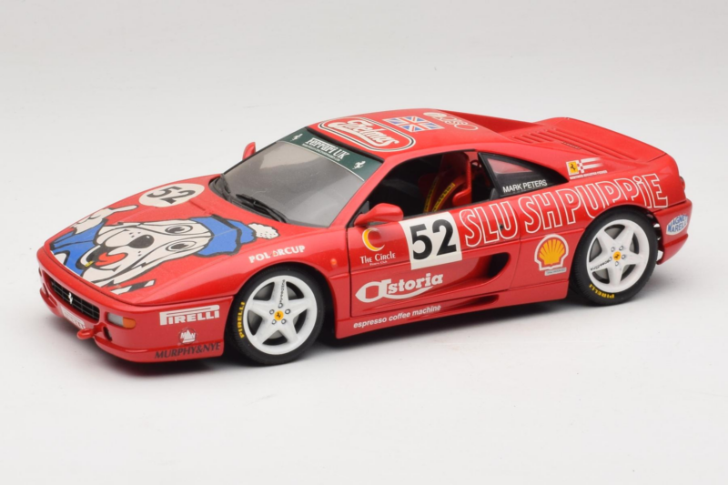 Ferrari F355 Berlinetta Slushuppie #52 M. Peters Czerwony UT Models 1:18 180074020-P4 Metal