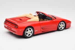 Ferrari F355 Spider Czerwony Hot Wheels 1:18 25733 Metal — zdjęcie 3 z 8