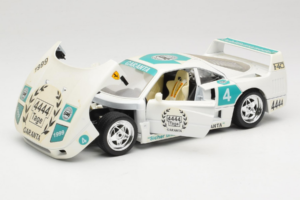Ferrari F40 4444 Tage Garanta #4 Biały Bburago 1:18 3332-W5 Metal — zdjęcie 2 z 8