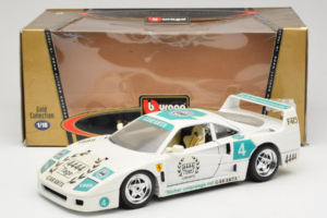 Ferrari F40 4444 Tage Garanta #4 Biały Bburago 1:18 3332-W5 Metal — zdjęcie 8 z 8