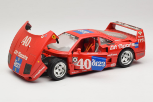 Ferrari F40 #40 J-P. Jabouille / O. Grouillard Art Sports 1987 Bburago 1:18 3332-A1 Metal — zdjęcie 2 z 8