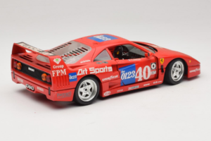 Ferrari F40 #40 J-P. Jabouille / O. Grouillard Art Sports 1987 Bburago 1:18 3332-A1 Metal — zdjęcie 3 z 8