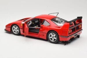 Ferrari F40 Competizione Test Version Czerwony Hot Wheels 1:18 P9922 Metal — zdjęcie 5 z 8