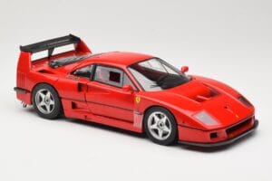 Ferrari F40 Competizione Test Version Czerwony Hot Wheels 1:18 P9922 Metal — zdjęcie 6 z 8