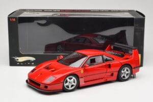 Ferrari F40 Competizione Test Version Czerwony Hot Wheels 1:18 P9922 Metal — zdjęcie 8 z 8