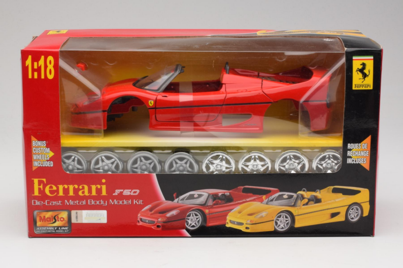 Ferrari F40 Czerwony Model Kit Maisto 1:18 39822 Metal