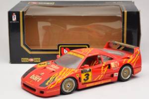 Ferrari F40 Evoluzione #3 Brummel Czerwony 1987 Bburago 1:18 3022-P2 Metal — zdjęcie 8 z 8
