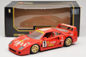Ferrari F40 Evoluzione #1 Pirelli Czerwony 1992 Bburago 1:18 3042-P1 Metal — zdjęcie 8 z 8