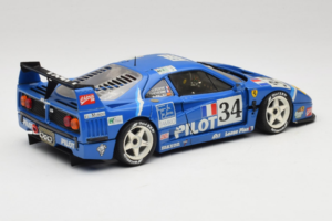 Ferrari F40 Evoluzione #34 Niebieski Custom 1987 Bburago 1:18 3032-C1 Metal — zdjęcie 3 z 8