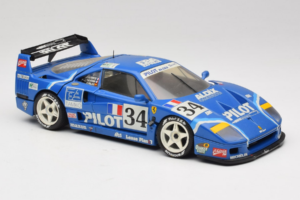 Ferrari F40 Evoluzione #34 Niebieski Custom 1987 Bburago 1:18 3032-C1 Metal — zdjęcie 6 z 8
