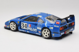 Ferrari F40 Evoluzione #34 Niebieski Custom 1987 Bburago 1:18 3032-C1 Metal — zdjęcie 7 z 8