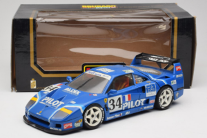 Ferrari F40 Evoluzione #34 Niebieski Custom 1987 Bburago 1:18 3032-C1 Metal — zdjęcie 8 z 8