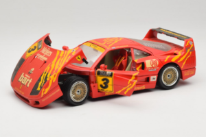 Ferrari F40 #3 F. Kroymans Ferrari Imports Kroymans BBS Wheels Czerwony 1987 Bburago 1:18 3032-H1 Metal — zdjęcie 2 z 8