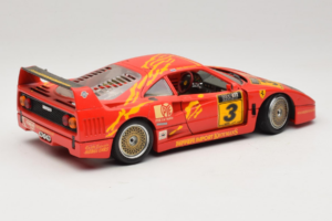 Ferrari F40 #3 F. Kroymans Ferrari Imports Kroymans BBS Wheels Czerwony 1987 Bburago 1:18 3032-H1 Metal — zdjęcie 3 z 8