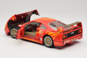 Ferrari F40 #3 F. Kroymans Ferrari Imports Kroymans BBS Wheels Czerwony 1987 Bburago 1:18 3032-H1 Metal — zdjęcie 5 z 8