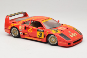 Ferrari F40 #3 F. Kroymans Ferrari Imports Kroymans BBS Wheels Czerwony 1987 Bburago 1:18 3032-H1 Metal — zdjęcie 6 z 8