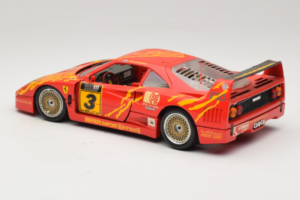 Ferrari F40 #3 F. Kroymans Ferrari Imports Kroymans BBS Wheels Czerwony 1987 Bburago 1:18 3032-H1 Metal — zdjęcie 7 z 8