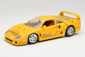 Ferrari F40 Interconti Car HiFi Żółty Bburago 1:18 3032-I1 Metal