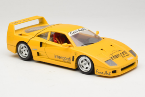 Ferrari F40 Interconti Car HiFi Żółty Bburago 1:18 3032-I1 Metal — zdjęcie 6 z 8