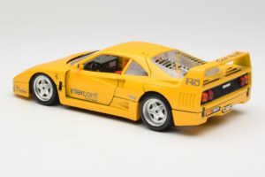 Ferrari F40 Interconti Car HiFi Żółty Bburago 1:18 3032-I1 Metal — zdjęcie 7 z 8