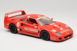 Ferrari F40 #6 V. Colombo L'Indipendente Czerwony 1987 Bburago 1:18 3032-L1 Metal — zdjęcie 6 z 8