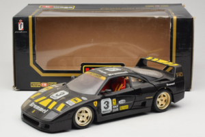 Ferrari F40 Magneti Marelli #3 Czarny Bburago 1:18 3022-B1 Metal — zdjęcie 8 z 8