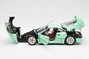 Ferrari F40 Miętowy Zielony Kyosho 1:18 08416MG Metal — zdjęcie 5 z 10